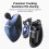 Mouse ottico wireless USB Ugreen 2,4 GHz 4000 DPI - Blu 6