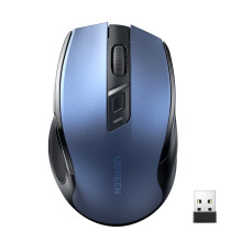 Ugreen Optische kabellose USB-Maus 2,4 GHz 4000 DPI - Blau