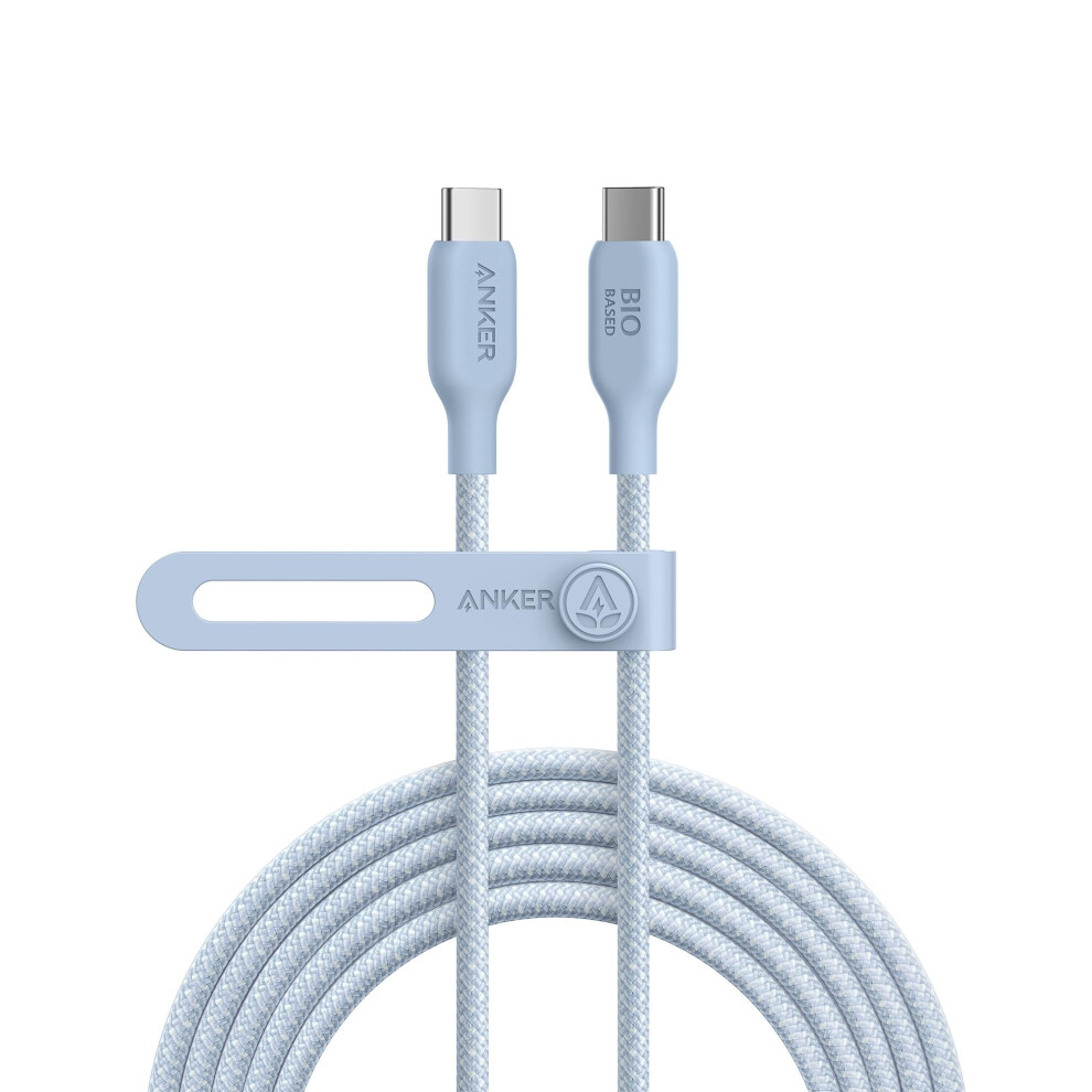 543 USB C to USB C Cable (240W, 10ft), USB 2.0 Bio-Nylon Charging Cable for MacBook Pro 2020, iPad Pro 2020, iPad Air 4, Samsung Galaxy S22, and More