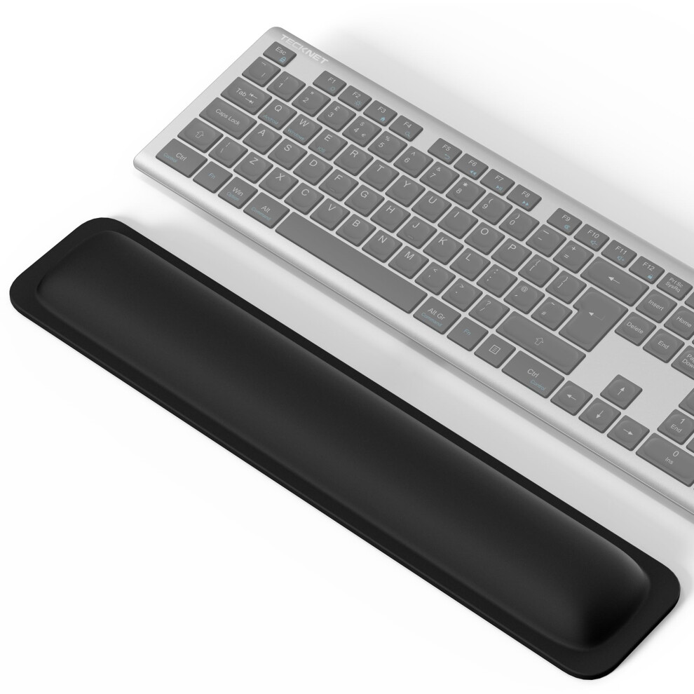 Keyboard Wrist Rest, Gaming Wrist Support Keyboard, Ergonomic Wrist Support Mat with Comfortable Memory Foam, Non-Slip Keyboard Wrist Rest Mat for