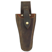 Tool Belt Pouch, Leather Sheath, Gardening Tool Holster Case Bag for Garden Pruning Pliers Shears Secateurs Scissors or Knife, Tool Gifts for Men Dad