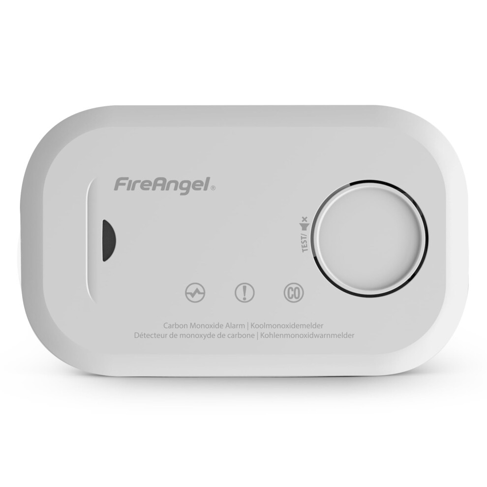 Carbon Monoxide Alarm and Detector - FA6813 10-Year Sensor Life CO Alarm for Home with AA Batteries - Travel, Portable Carbon Monoxide Detector - CO