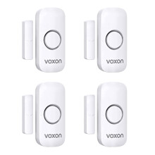wireless Door and Window Alarm Sensor 2 Pack 2 Modes Magnetic Window Door Burglar Alarm with 120dB Loud for Kids Safety Home Shop Security