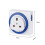 3 Pack 24 Hour Segment Timer Switch，Plug-in Timer Controller -240v 3 Pin Plug Energy Saver Plug Standard Size 2