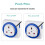 3 Pack 24 Hour Segment Timer Switch，Plug-in Timer Controller -240v 3 Pin Plug Energy Saver Plug Standard Size 6