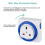 3 Pack 24 Hour Segment Timer Switch，Plug-in Timer Controller -240v 3 Pin Plug Energy Saver Plug Standard Size 8