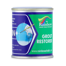 Groutin - Tile Grout Paint 125ml - Designed to Restore Tile Grout (White)