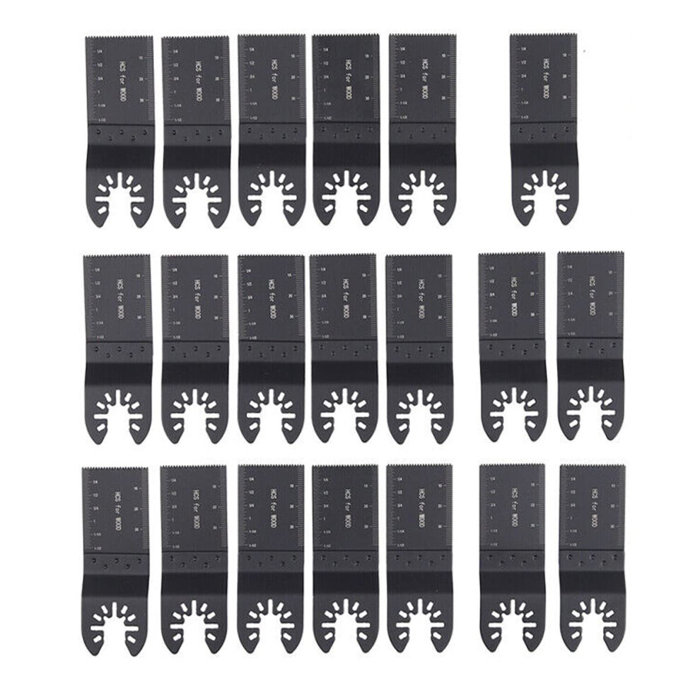 20PCS 35mm Multi Tool Blades Universal Oscillating Saw Blades, Professional Wood Metal Cutter Quick Release for Fein Multimaster, Ryobi, Milwaukee,