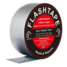 Waterproof Tape, 50mm(W) x 5M(L) Butyl Tape, Waterproof Tape for Leaks and Outdoor Use, Flashing Tape for Roof Sealant, Roof Repair Tape for Repairing