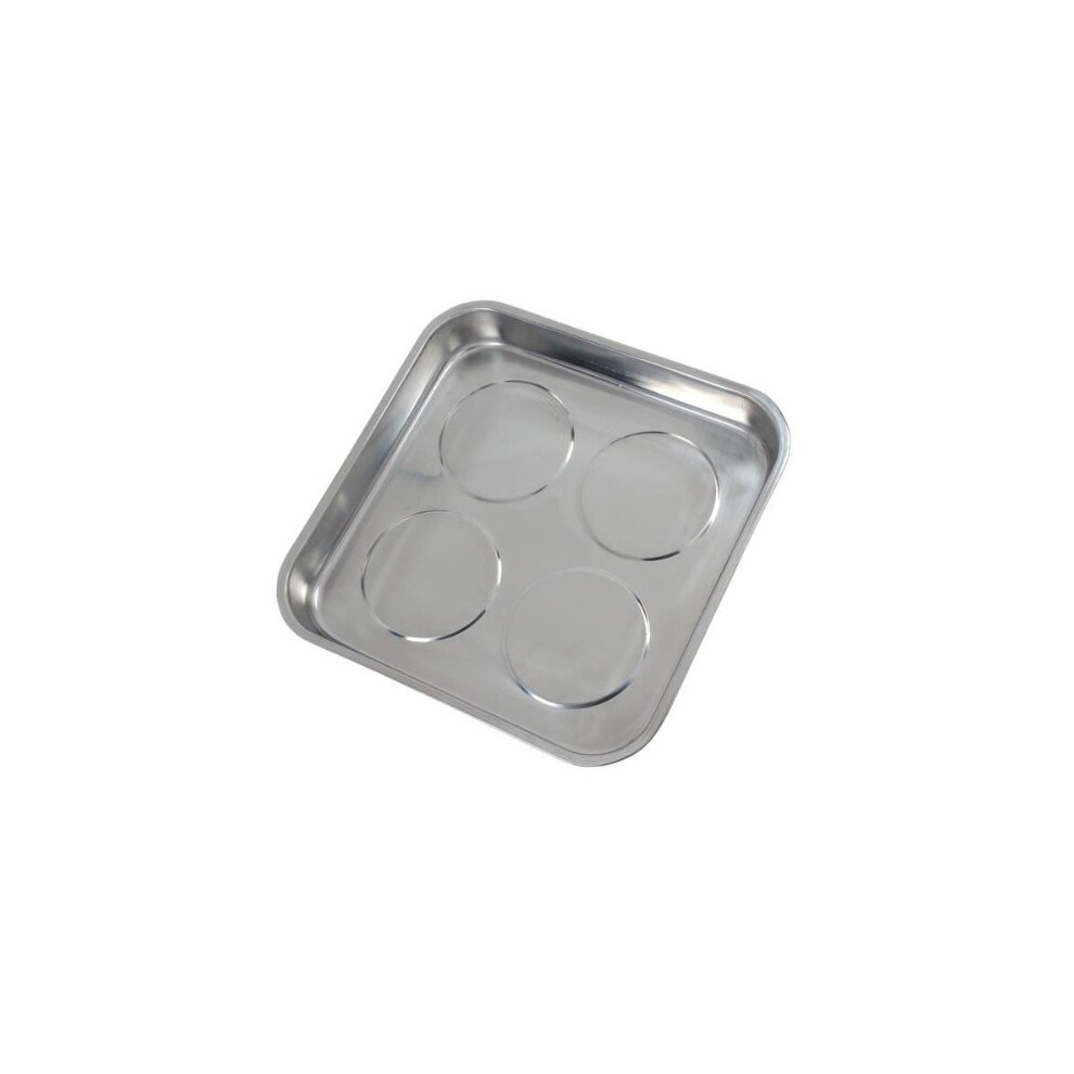 Magnetic Tray for Screws Square Stainless Steel Parts Dish Polished 240 x 240mm - Image 5