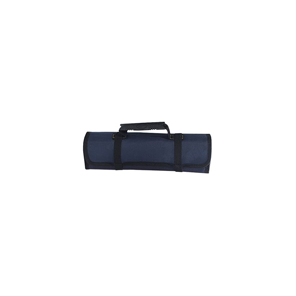 Wrench Roll Up Tool Roll Pouch Bag With Pockets, Waterproof Canvas Wrench Roll Organizer Bag For Craftwork - B 4894910024869