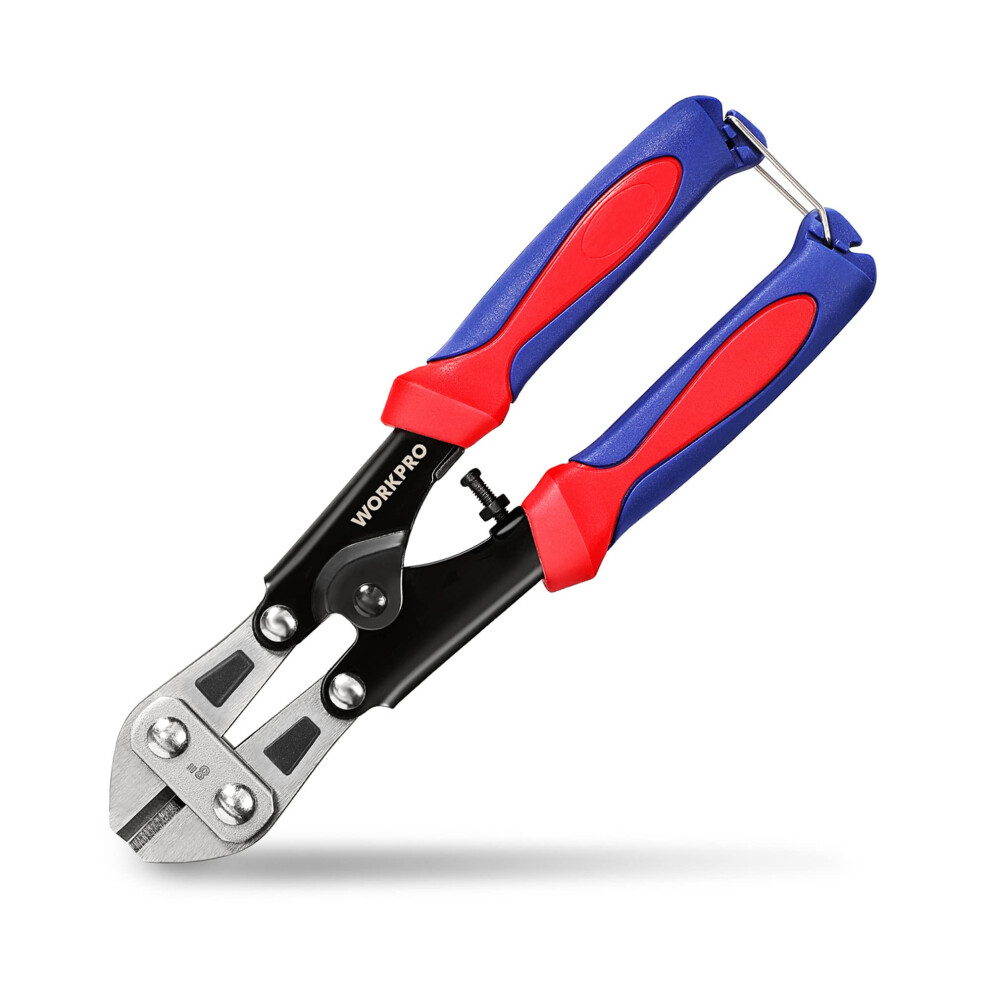 Mini Bolt Cutter 8-Inch/210Mm, Cr-V Wire Cable Cutter, Spring Snips Clippers With Soft Anti-Slip Handle 6914280004648