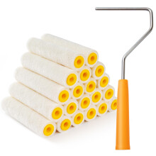 Paint Rollers, Mohair Paint Roller, Wool Blend Paint Roller 4" (100MM), Mini Roller Sleeves, 4 Inch Roller Sleeves, Small Rollers for Painting on Flat