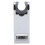 Plastic Chrome Plated Adjustable Height Square　Shower Slider Bar Replacement Rail Head Holder Stand Bathroom Accessory 8