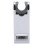 Plastic Chrome Plated Adjustable Height Square　Shower Slider Bar Replacement Rail Head Holder Stand Bathroom Accessory 4