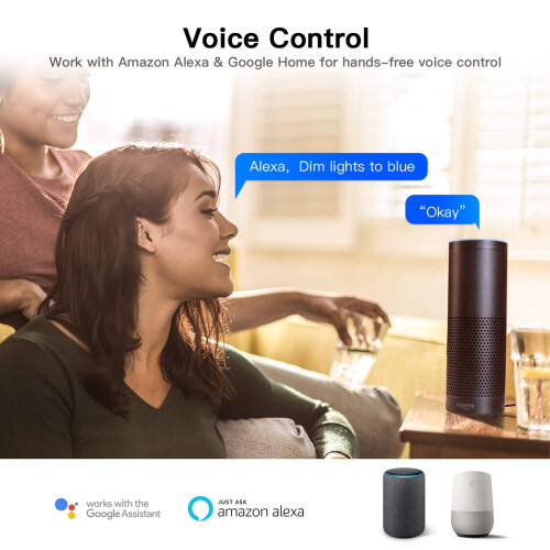Smart Plug Alexa Plugs, Aoycocr Smart Socket with WiFi & Bluetooth, Works with Amazon Alexa (Echo & Echo Dot), Google Home, APP Remote Control Timer 2
