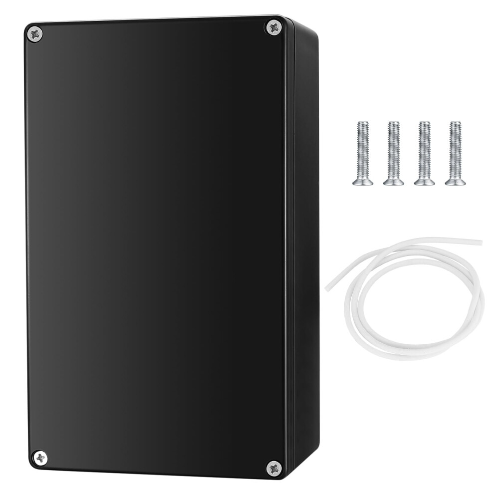 Waterproof Ip65 Electronic Junction Box, Abs Plastic Electrical Project Junction Enclosure Box- 200 * 120 * 75Mm/Black 719710727755