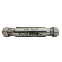 WRAS Water Softener Scale Inhibitor - Universal Limescale Filter - Inline Water Softener and Magnetic Water Conditioner - Protects Boiler - Lifetime