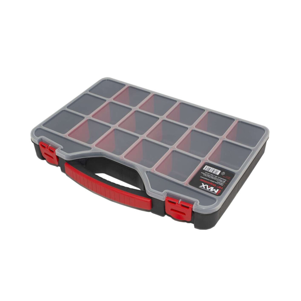 Hilka Mo19 19-Inch Maximum Organiser - Black/Red