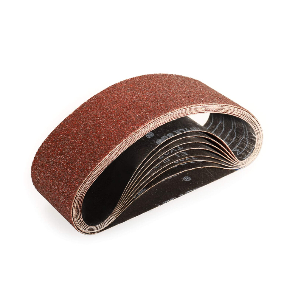 75 X 533 Mm Sanding Belts, 40 Grits Fabric Sanding Belts For Stripping And Sanding - 8 Pack 677998424592