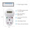 Digital Programmable Plug-in Timer Socket, 24 Hours/7 Day Weekly Electronic Light Timer Plug with 9 On-Off Programs and Anti-Theft Random Function 2