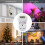 Digital Programmable Plug-in Timer Socket, 24 Hours/7 Day Weekly Electronic Light Timer Plug with 9 On-Off Programs and Anti-Theft Random Function 7