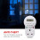 Digital Programmable Plug-in Timer Socket, 24 Hours/7 Day Weekly Electronic Light Timer Plug with 9 On-Off Programs and Anti-Theft Random Function 4