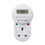 Digital Programmable Plug-in Timer Socket, 24 Hours/7 Day Weekly Electronic Light Timer Plug with 9 On-Off Programs and Anti-Theft Random Function 8