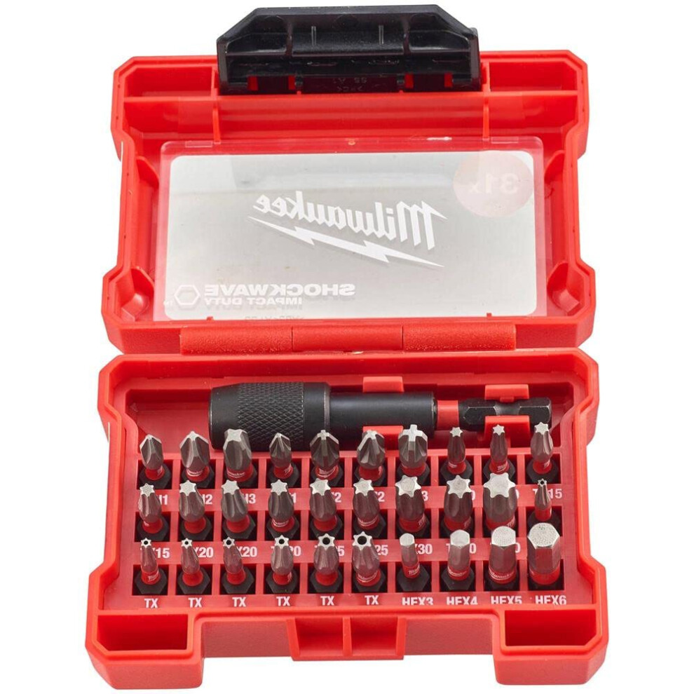 4932472060 31 Piece Shockwave Screwdriver Bit Set