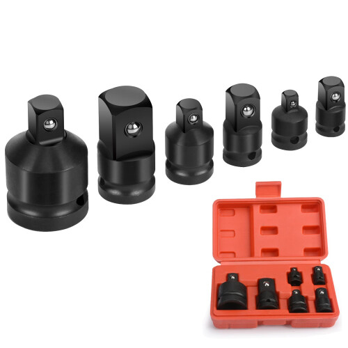 Socket Adapter Reducer Set Impact Socket Adaptor Set, Socket Wrench Adapters, 6 Pcs Reducer ...