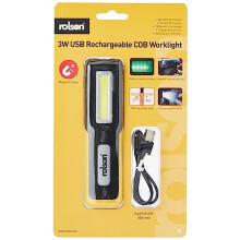 61467 3W USB Rechargeable COB Torch & Lamp