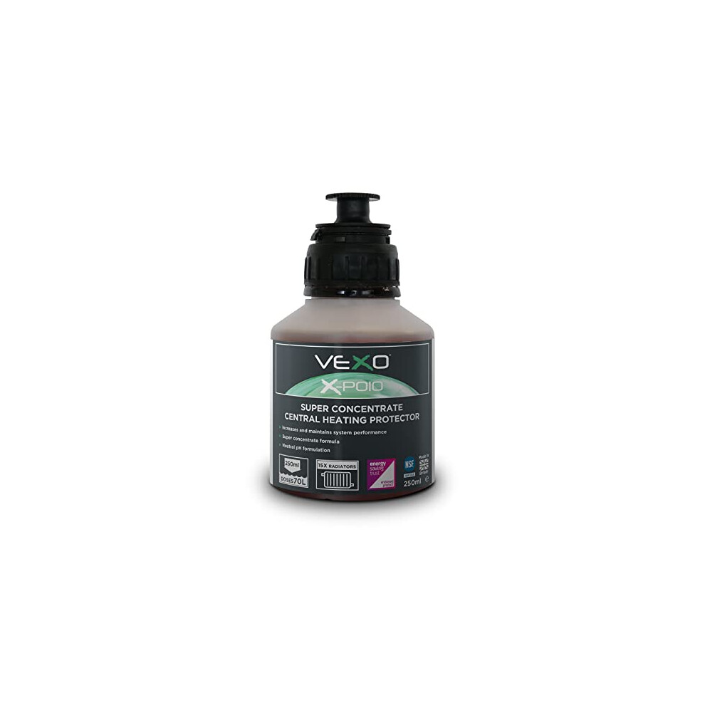 VEXO X-PO10 Central Heating Inhibitor - Treats up to 15 Radiators