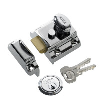 B-706-CH-CH-40 706 Traditional Nightlatch, Bright Nickel