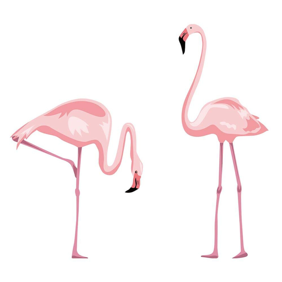 Flamingo Wall Stickers Peel And Stick Wall Decals For Bedroom Living Room Kids Room Wall Decor Pink Decalmile
