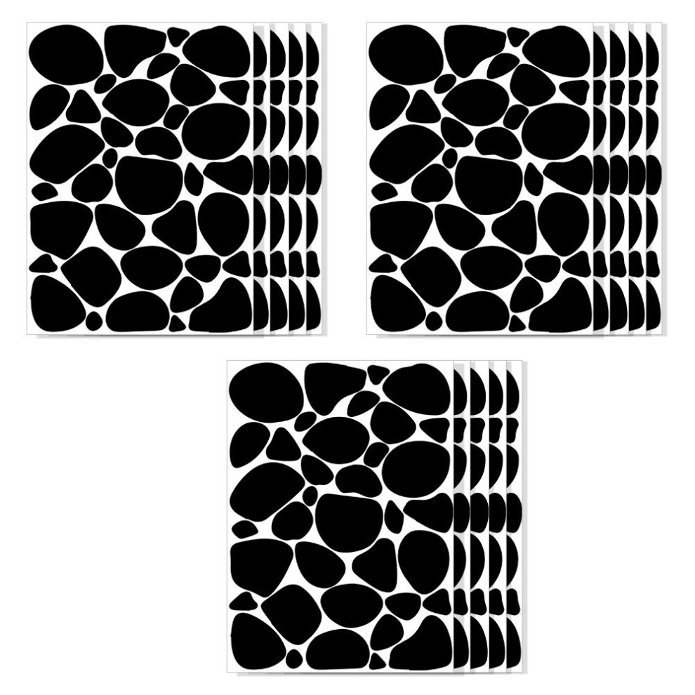 Pack Of 15 Sheets/555 Dots Irregular Dalmation Stickers For Living Room Dalmatian Wallpaper Stickers Polka Dot Wall Stickers (1.5 To 6 Cm) For Packwith