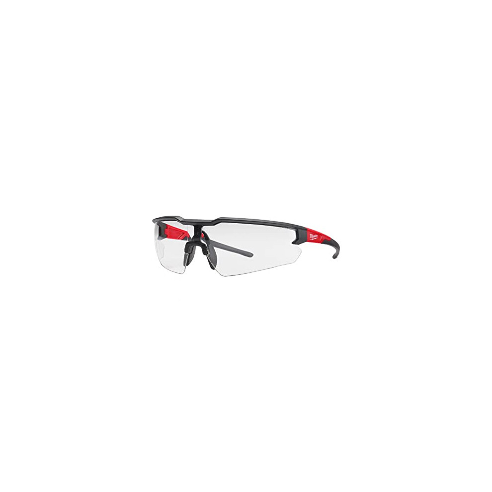 Milwaukee Clear Safety Glasses 4932471881, 0 Red