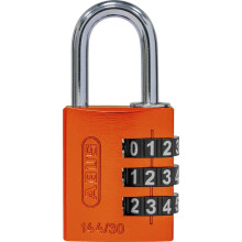 144/30 combination lock with large numbers., 80795