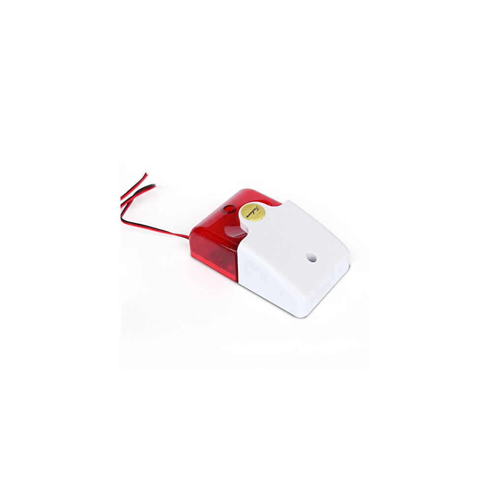 Wired Flashing Light Strobe Siren Sound Alarm Home Security System Light Siren For Home/Company/Community/Warehouse 12V,105 Db 653846082695