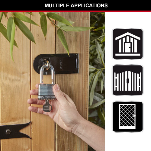 Master Lock Masterlock Excell Laminated Steel Padlock 50mm Standard 1