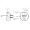 Combination Cam Lock 20mm, Key Safe Combination Code Lock Digital Zinc Alloy Code Combination Cam Cabinet Password Safe Lock with Keys (20MM) 6