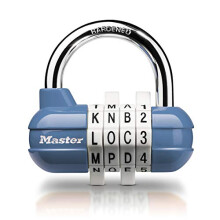 1534EURD Combination Padlock, Blue,green,orange,random,red, 5,9 cm x 6,4 cm x 2,5 cm