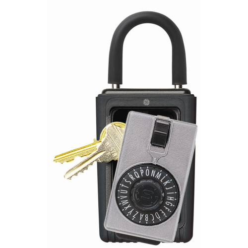 KIDDE AccessPoint 001012 KeySafe Original 3-Key Portable, Spin Dial, Titanium Gray 2