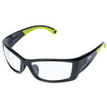 Xp460 Safety Glasses - Clear, Anti-Fog, Black/Green (K & N Rated)