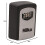 Hilka 70104050 Wall Mounted Key Storage Box, Black/Silver, 15x7x21.5cm 2