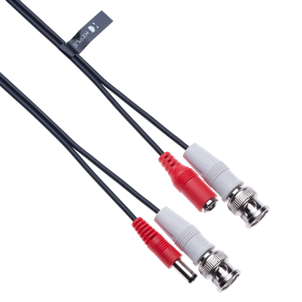 Bnc Dc Cctv Video Power Cable (Bnc Video + Power Dc 2.1Mm Connector) Cctv Security Camera Extension Cable For Home Surveillance, Dvr Security System, 5056348863321