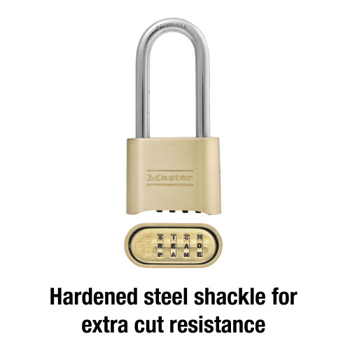 Master Lock Master Lock Lucchetto, Combinazione Personalizzabile, 2 in. Larghezza, 175DLH 2