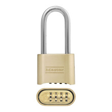 Master Lock Hangslot, Stel Je Eigen Combinatie In, 2 in. Breed, 175DLH