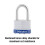 Master Lock Master Lock 5DLF Κλειδαριά Εξωτερικού Χώρου με Κλειδί, 1 Πακέτο, Ασημί 3