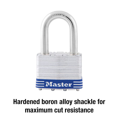 Master Lock Master Lock 5DLF Κλειδαριά Εξωτερικού Χώρου με Κλειδί, 1 Πακέτο, Ασημί 2