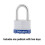 Master Lock Master Lock 5DLF Κλειδαριά Εξωτερικού Χώρου με Κλειδί, 1 Πακέτο, Ασημί 6